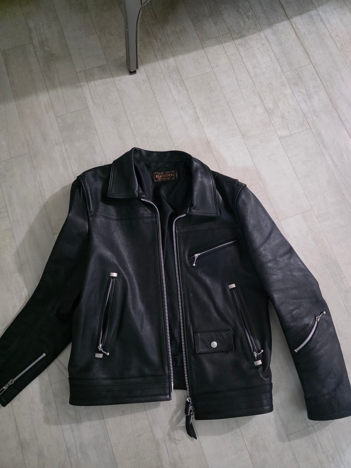 디아프바인 로저 카프레더 소가죽 자켓 L 상품이미지3