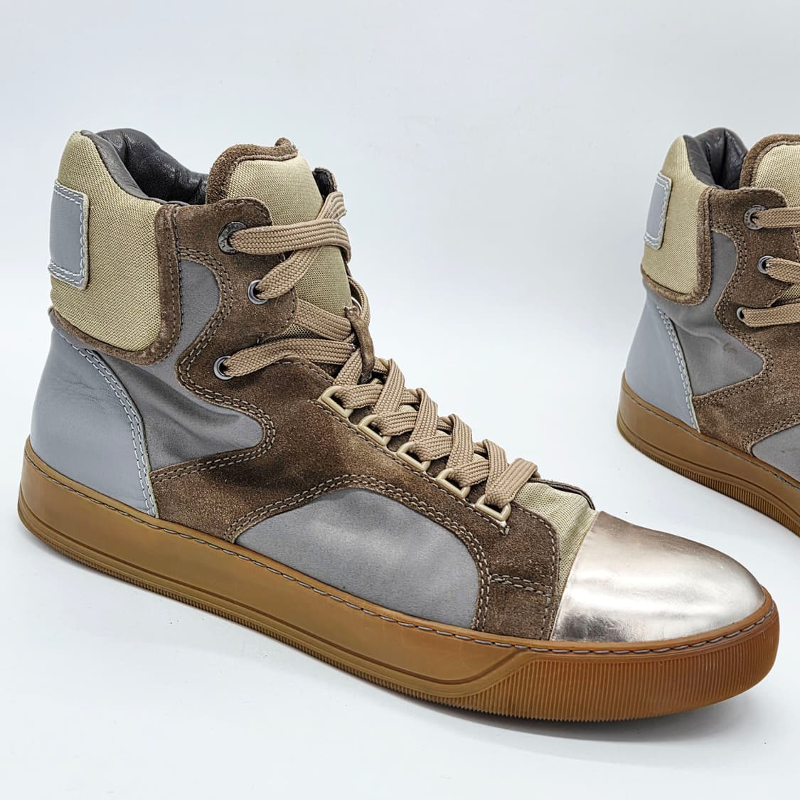  랑방 하이탑 스니커즈 토프 새틴 (10)  상품이미지5