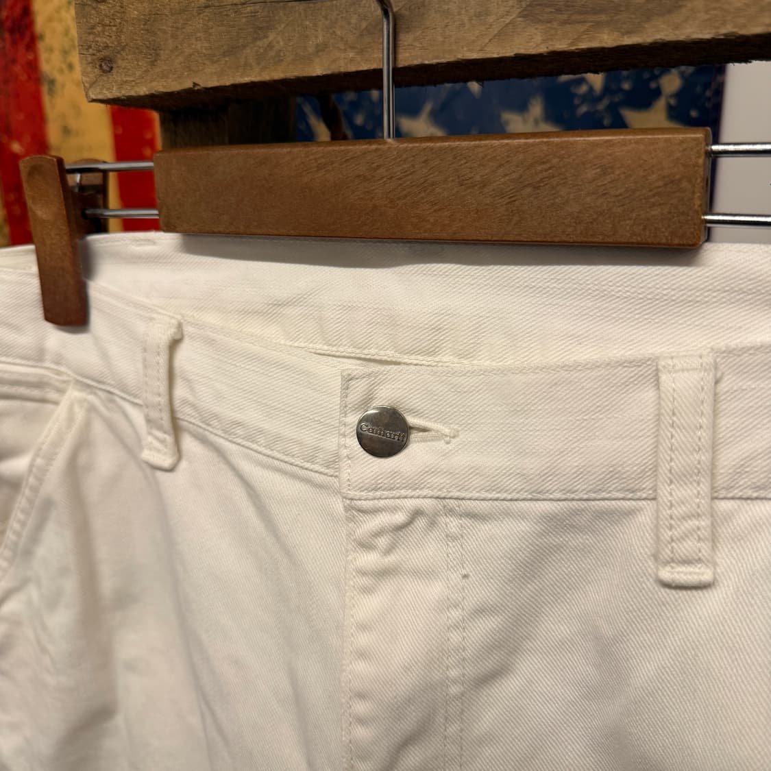 00s 칼하트 오리지널 덕 캔버스 카펜터 워크팬츠 화이트 N863   상품이미지5