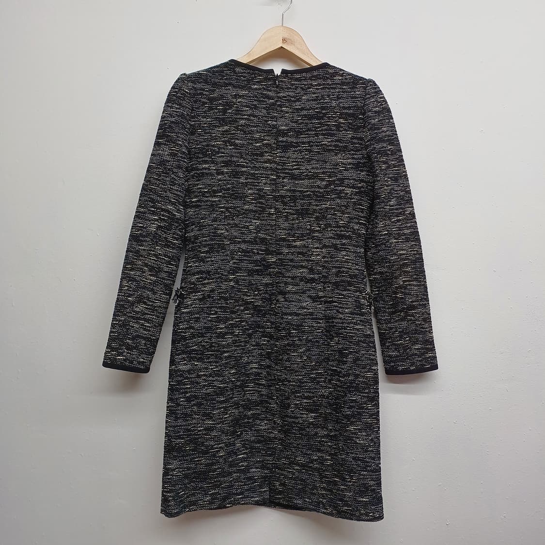 모조에스핀 뉴욕 트위드 노카라 롱 자켓  상품이미지2