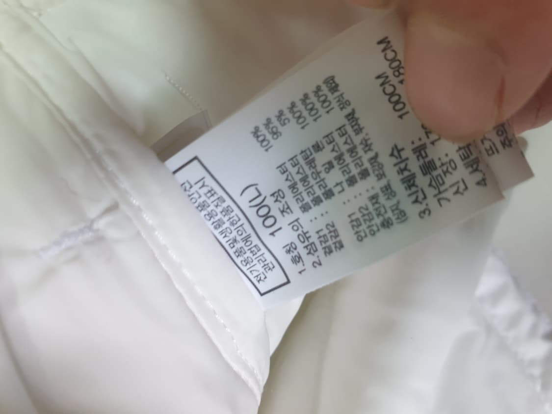 노스페이스 화이트 경량 자켓 상품이미지3