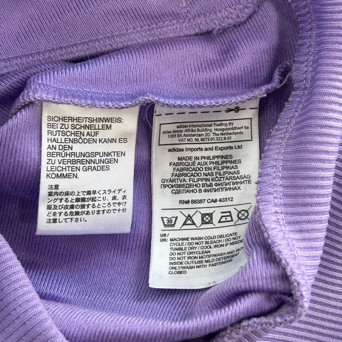 Adidas 아디다스 유로파 스카이블루 퍼플 져지 상품이미지6