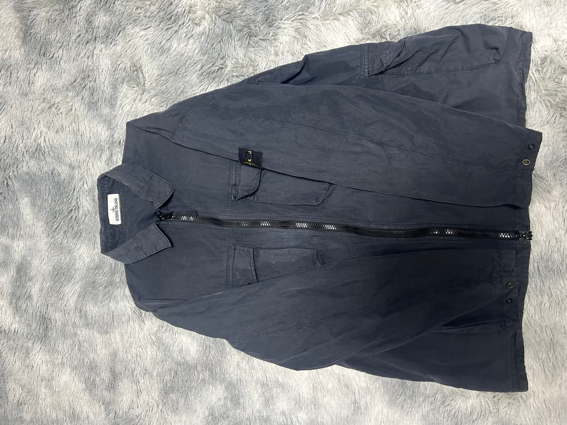 스톤아일랜드 한정판 오버셔츠 블랙 xxl 상품이미지2