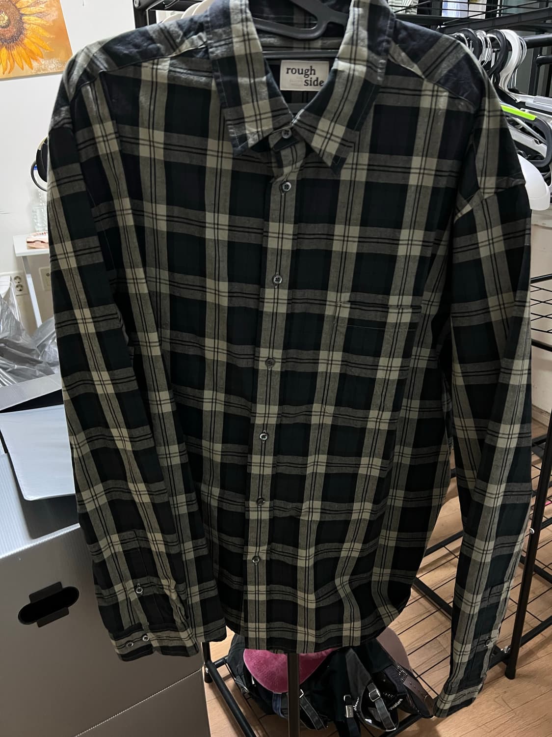 러프사이드 프라이머리 셔츠 네이비 3사이즈 상품이미지2