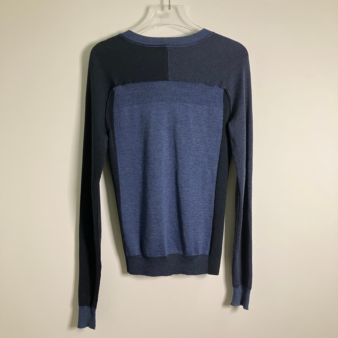 마크제이콥스 블루 패치워크 브이넥 가디건 S 상품이미지2