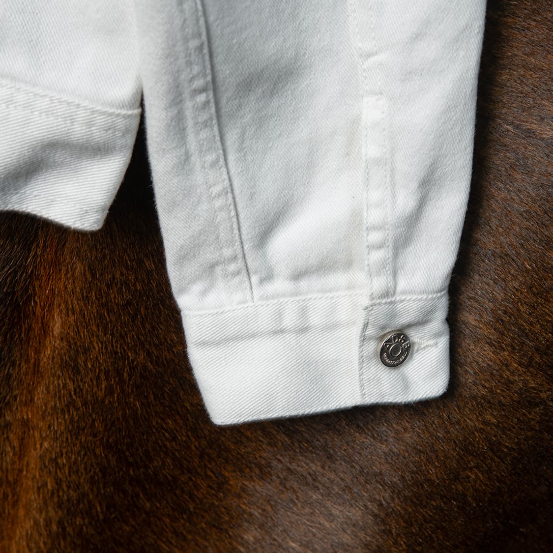 [M] 앤더슨벨 16ss 화이트 데님자켓 투웨이 집업  상품이미지6