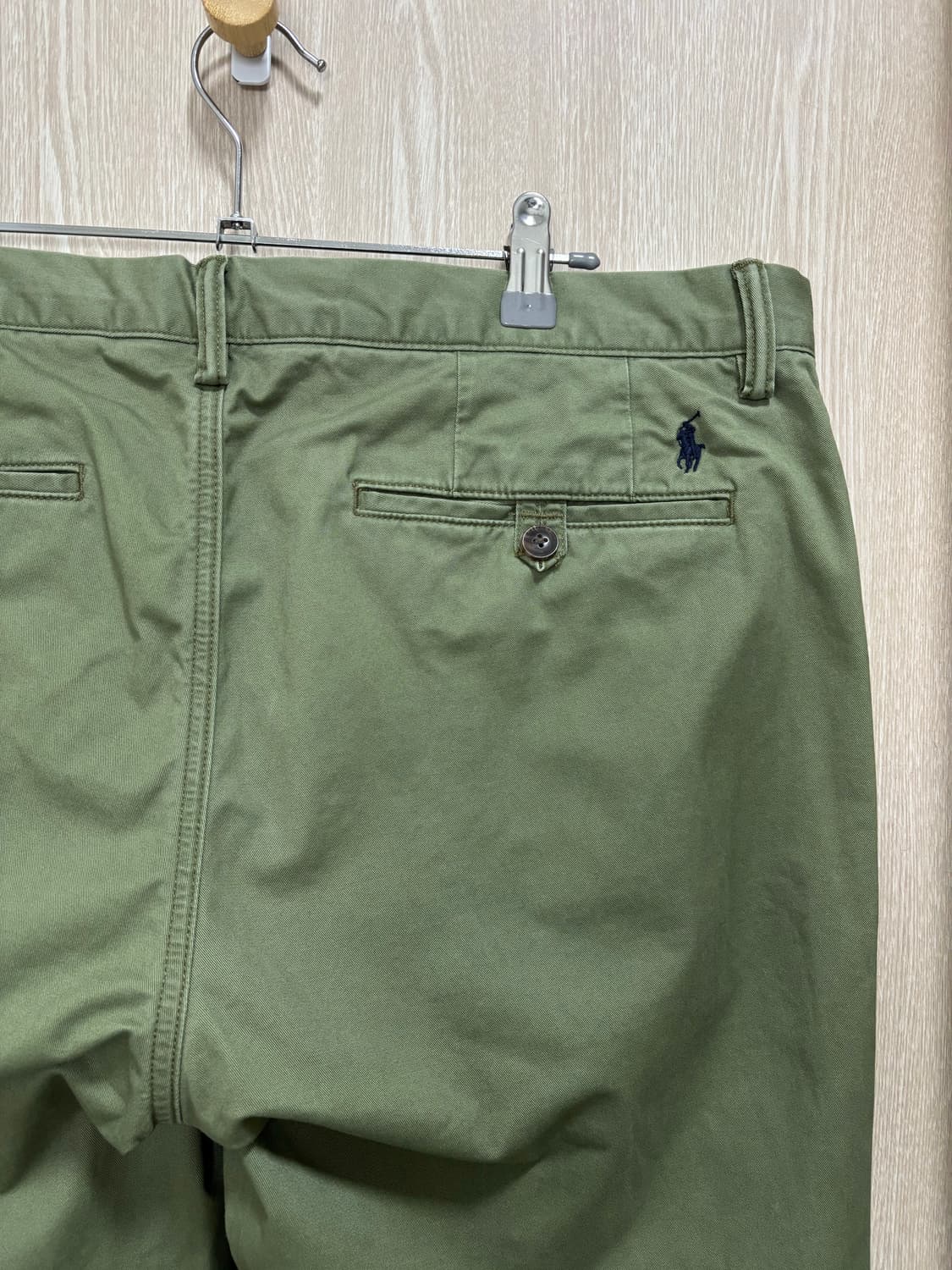 새상품급)폴로 스트레이트핏 코튼 트윌 치노팬츠34"/세지그린 상품이미지1