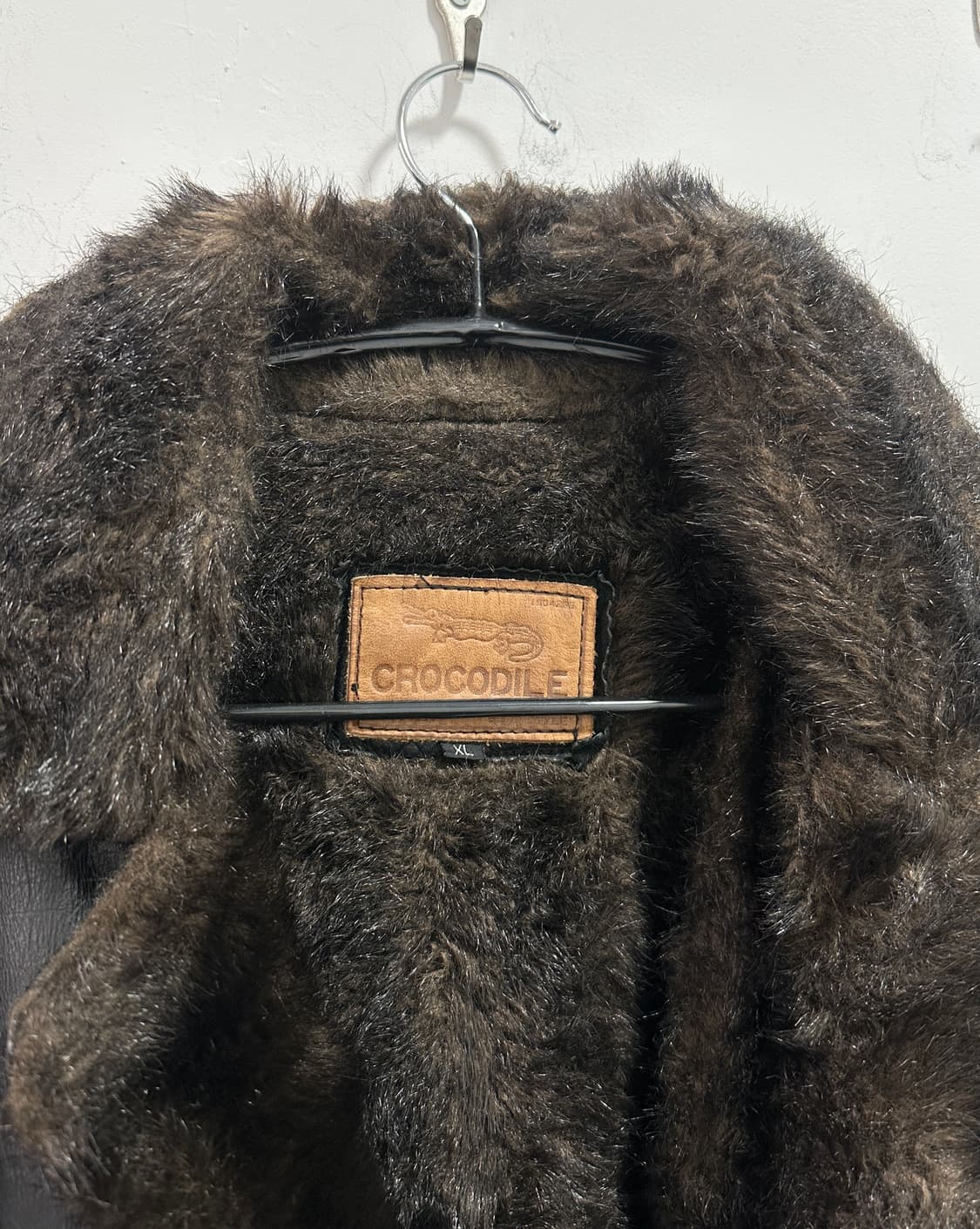 Crocodile lambskin fur coat  상품이미지6