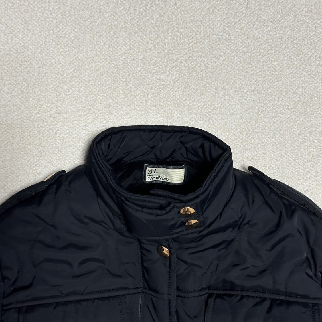 31fashion 퀄팅 벨트 야상 패딩 상품이미지5