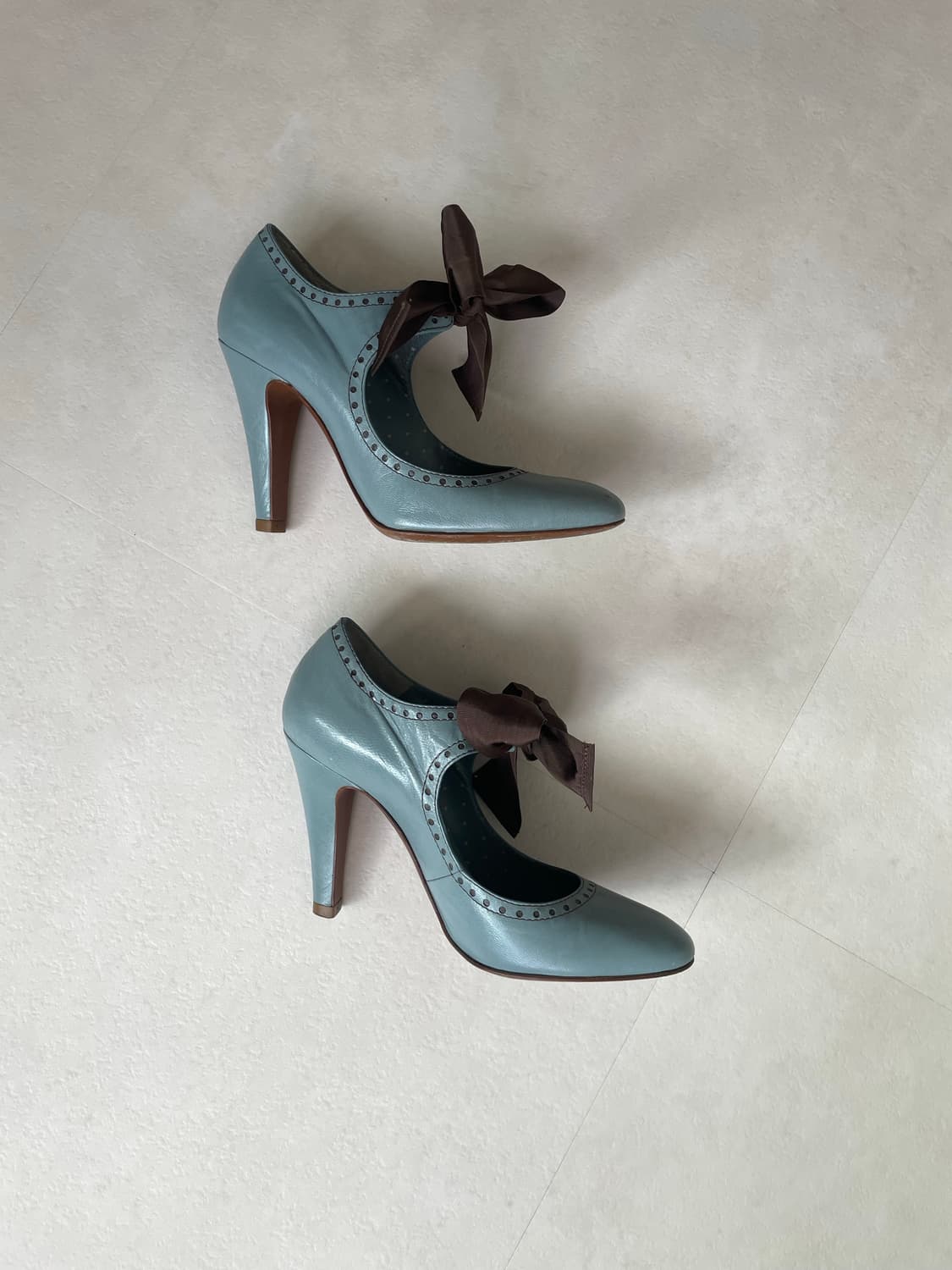 90's Moschino cheap and chic bow heels 상품이미지4