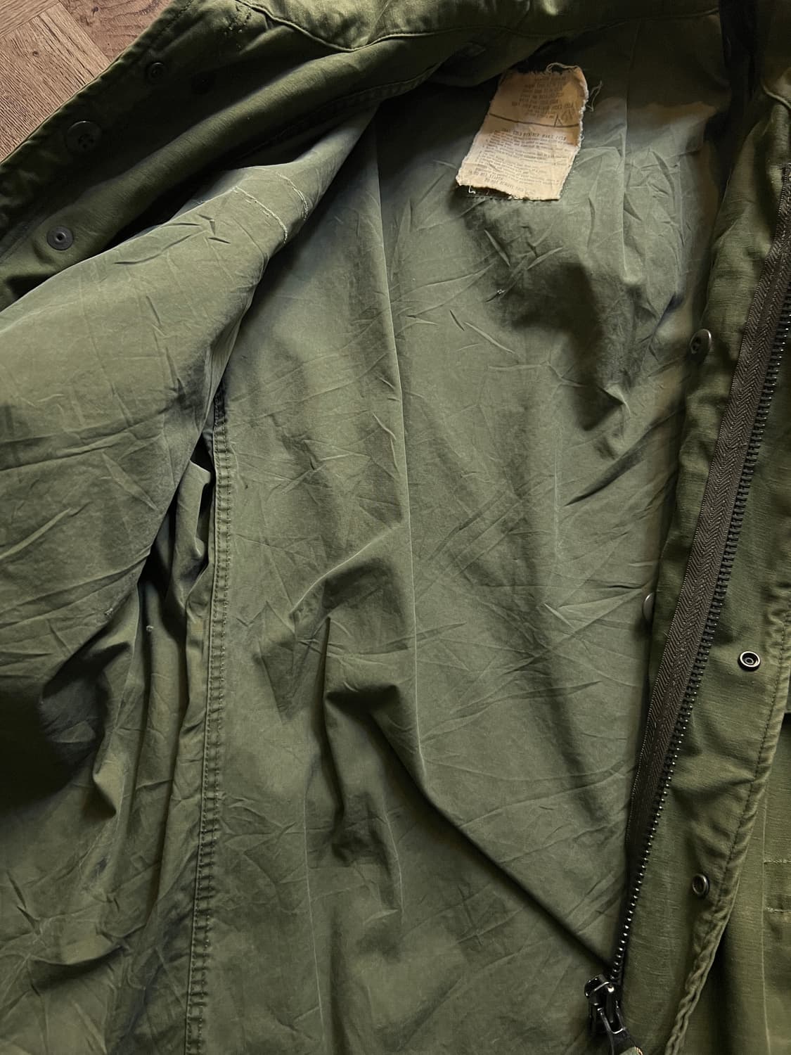 [M]70's 오리지널 U.S ARMY 2세대 M65 필드자켓 상품이미지7