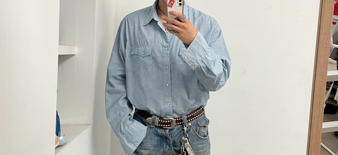 랭글러 웨스턴셔츠 상품이미지1