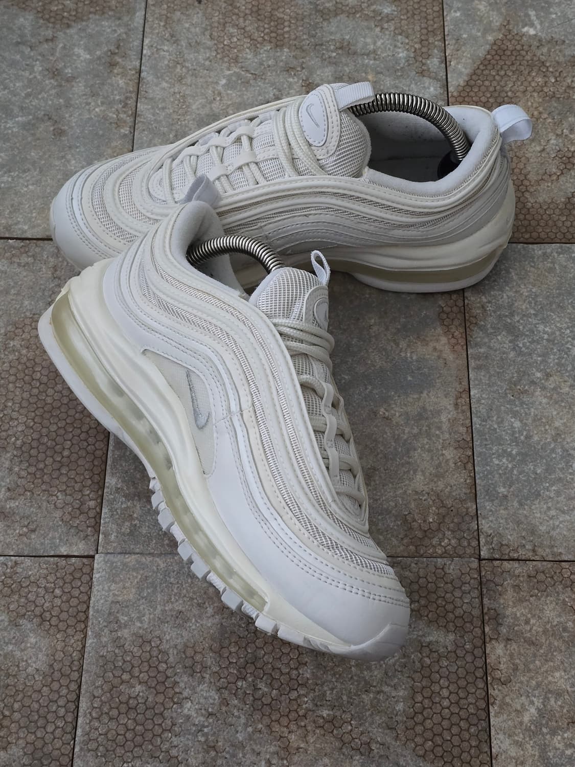 (240)나이키 에어맥스 97 트리플 화이트 상품이미지3