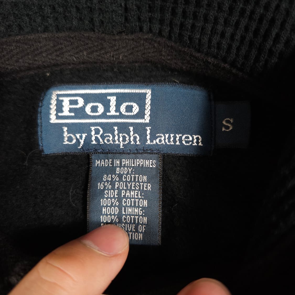 폴로 랄프로렌 후드집업 블랙 상품이미지4