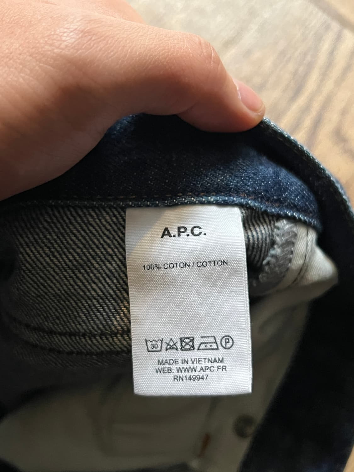 [32]A.P.C. 아페쎄 쁘띠 뉴 스탠다드 셀비지 데님 팬츠 상품이미지7