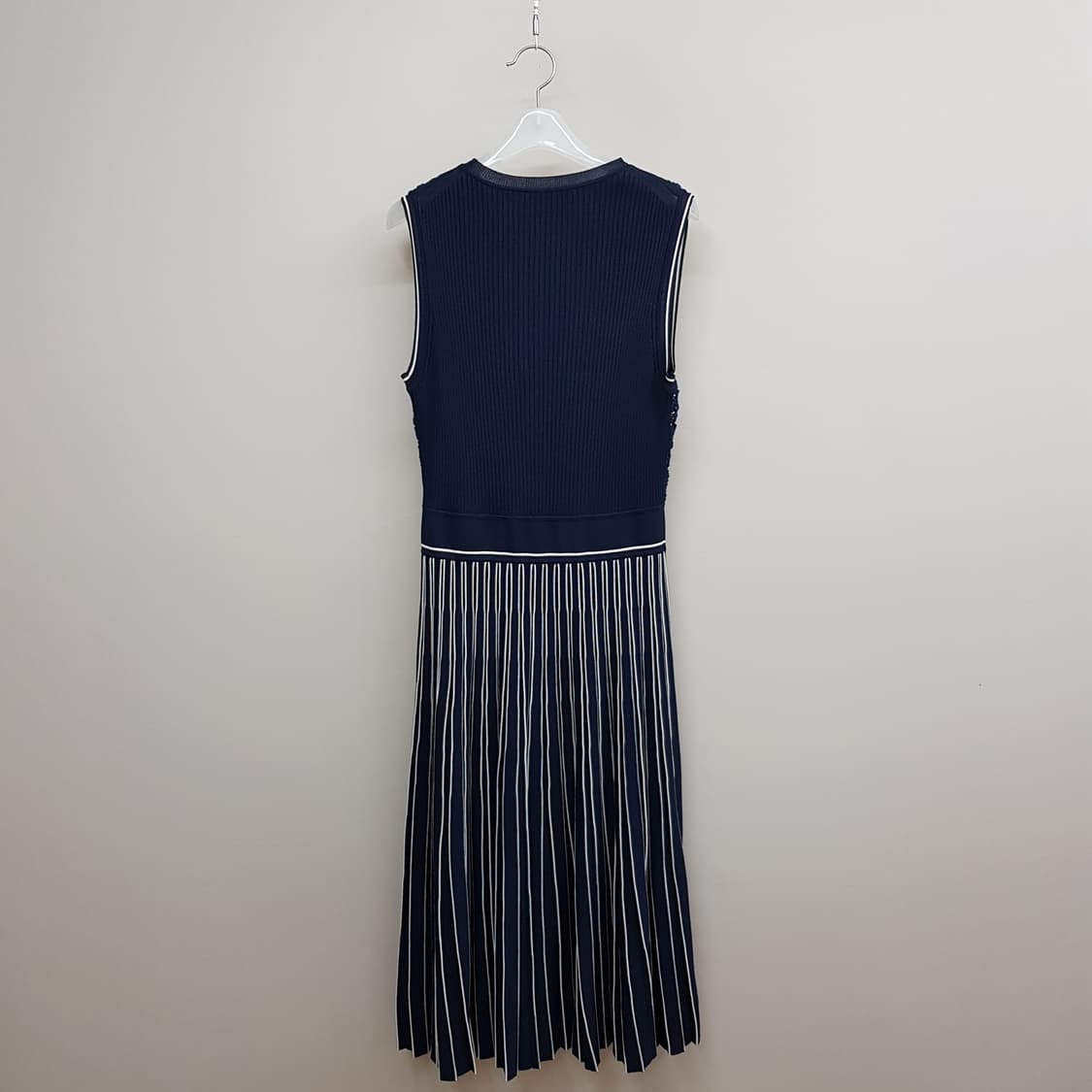 TORY BURCH 토리버치 니트 콤비 플리츠 원피스 s사이즈 상품이미지5