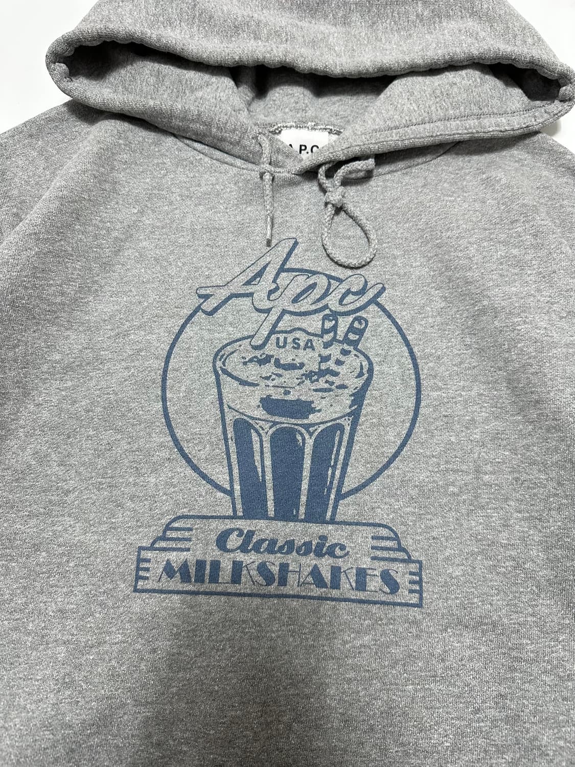 A.P.C 아페쎄 회색 후드티 상품이미지3