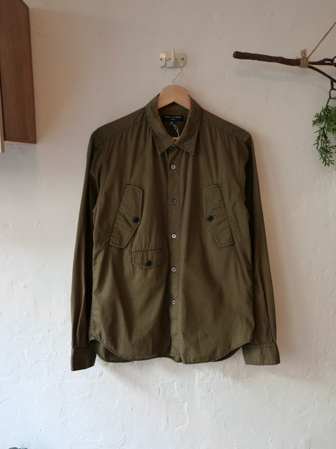 꼼데가르송 옴므 포켓 셔츠 상품이미지2