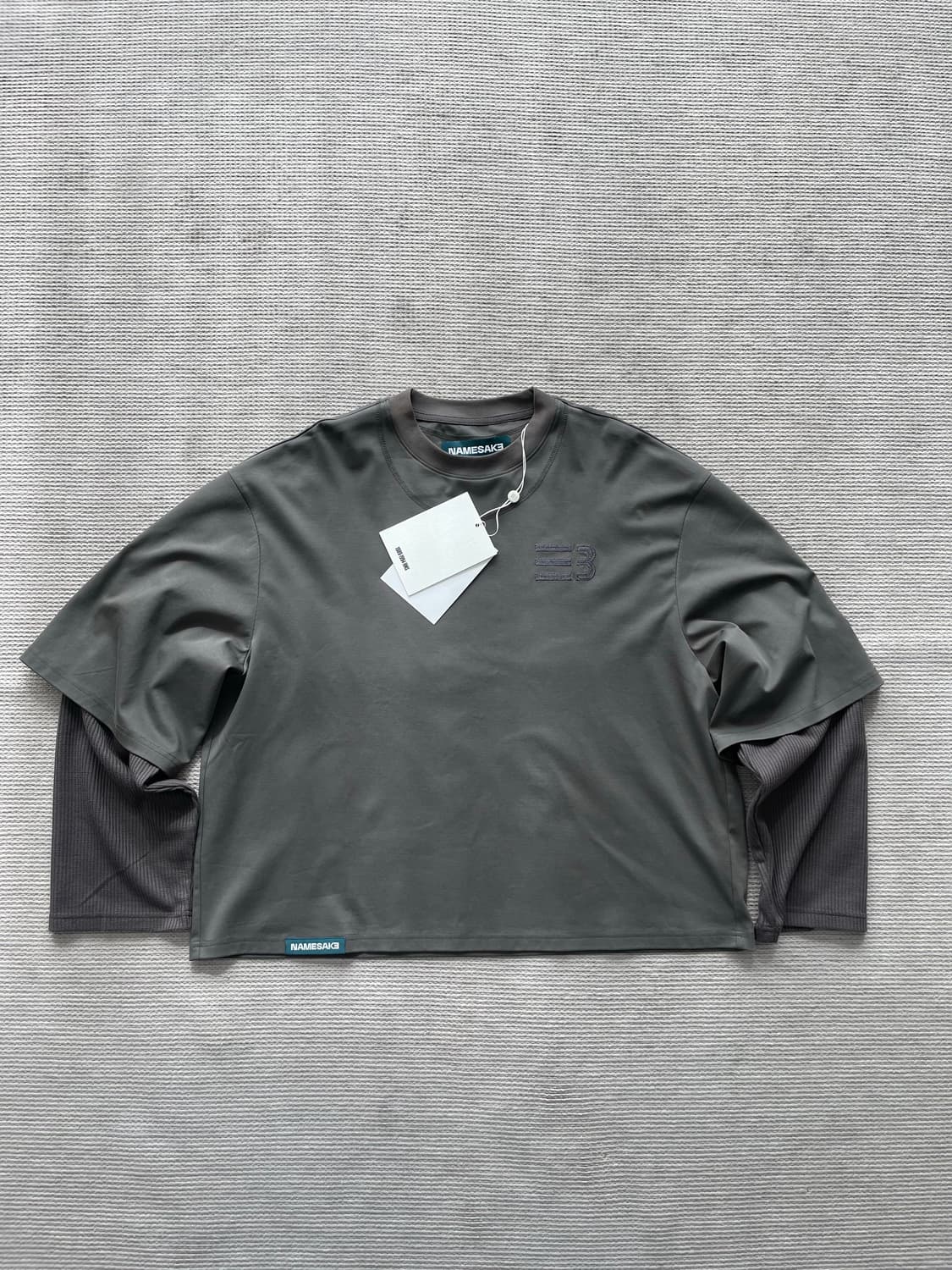 네임세이크 와플 롱슬리브 상품이미지1