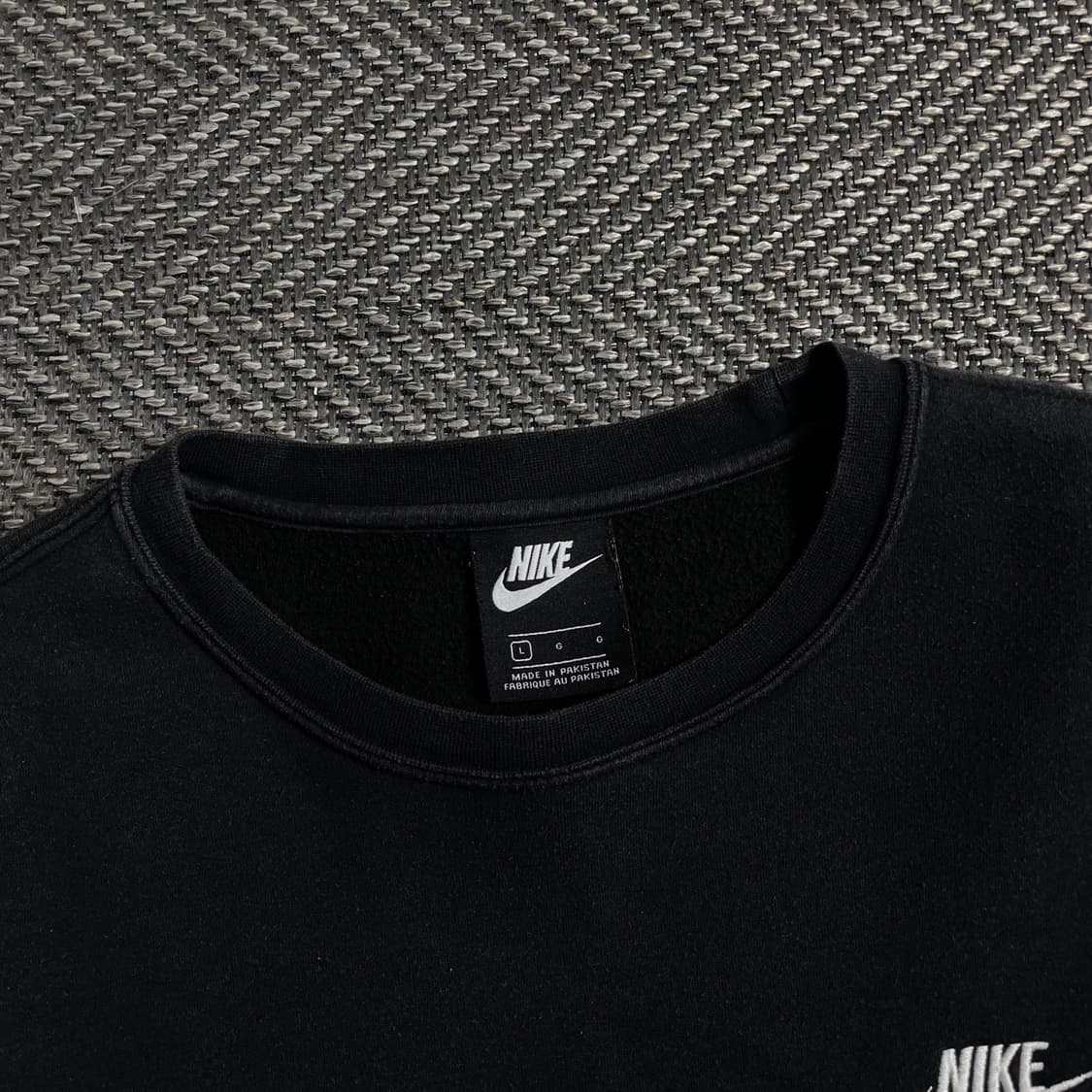 나이키 스우시 크루넥 스웻 맨투맨 블랙y 4424 상품이미지6