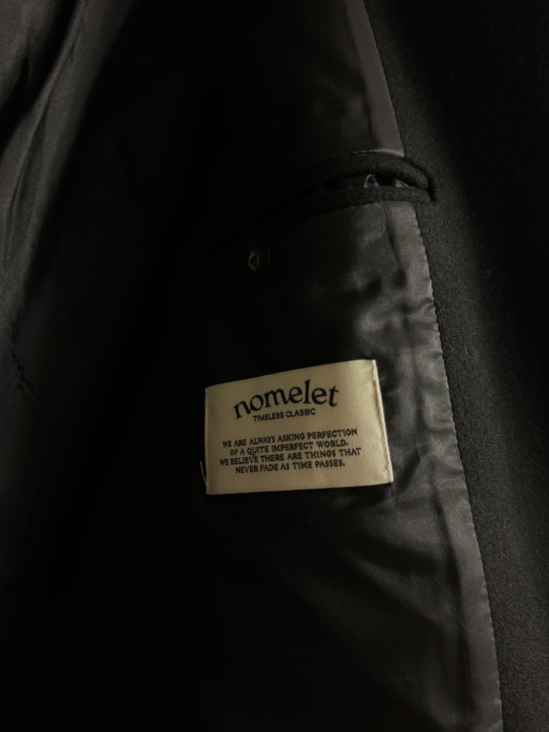 노멜렛 이자벨 테일러드 블랙코트 (1사이즈) Nomelet 상품이미지8