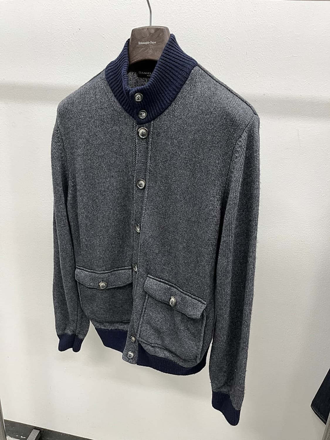100-105) DANIELE BLASI 이태리 헤링턴 니트자켓 상품이미지2
