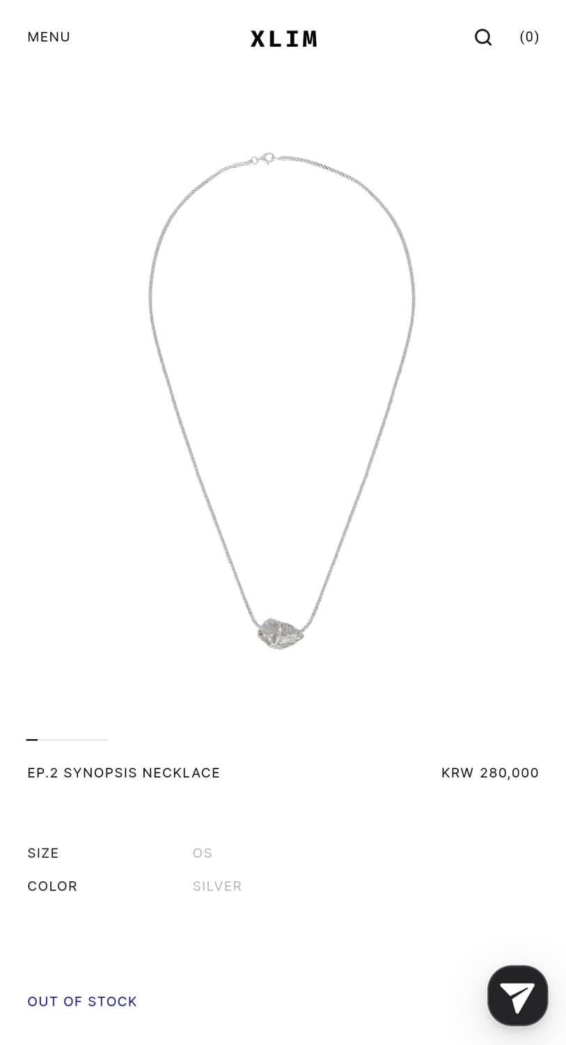 XLIM EP.2 SYNOPSIS NECKLACE 상품이미지2