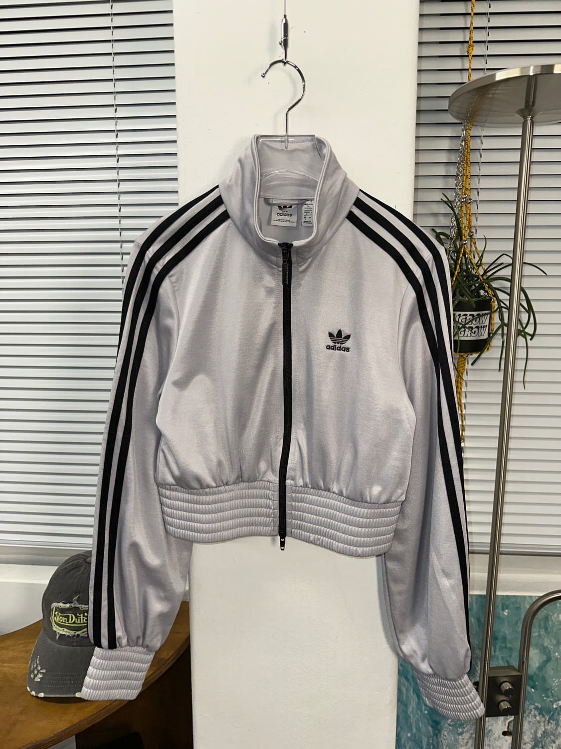 새상품)Adidas아디다스 하이 샤인크롭 져지 트랙탑 s 상품이미지3