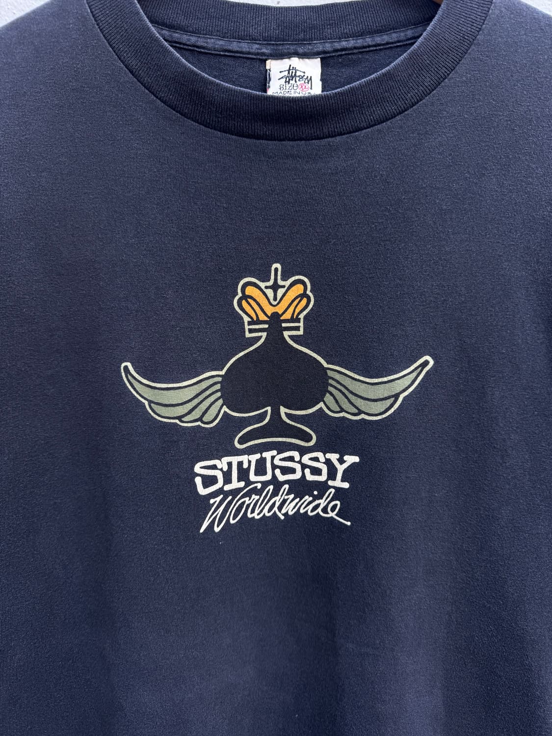 90s 스투시 로고 티셔츠 상품이미지3