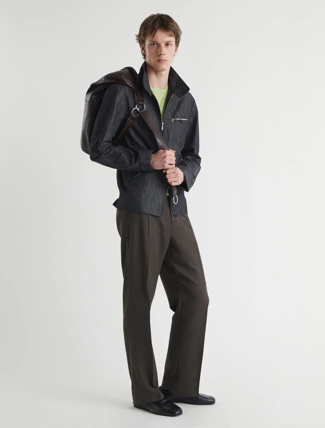 (M,L) 팔로마울 No.2063 ALBANE 데님 자켓 상품이미지2