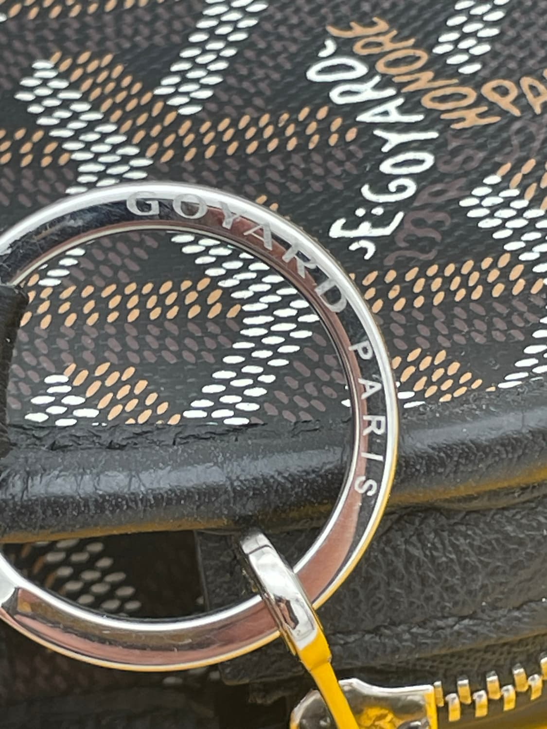 [ 새상품급 / 키링포함 ] 고야드 쥬방스 토일렛백 MM 클러치백 블랙 상품이미지9