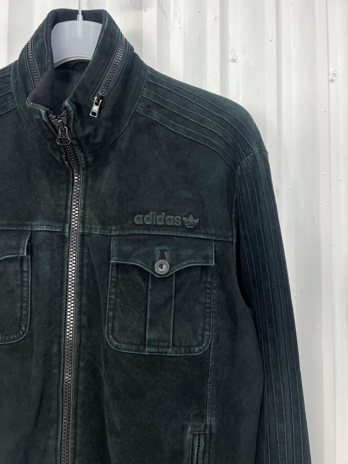 00s) Adidas suede jacket (sample model) 상품이미지1