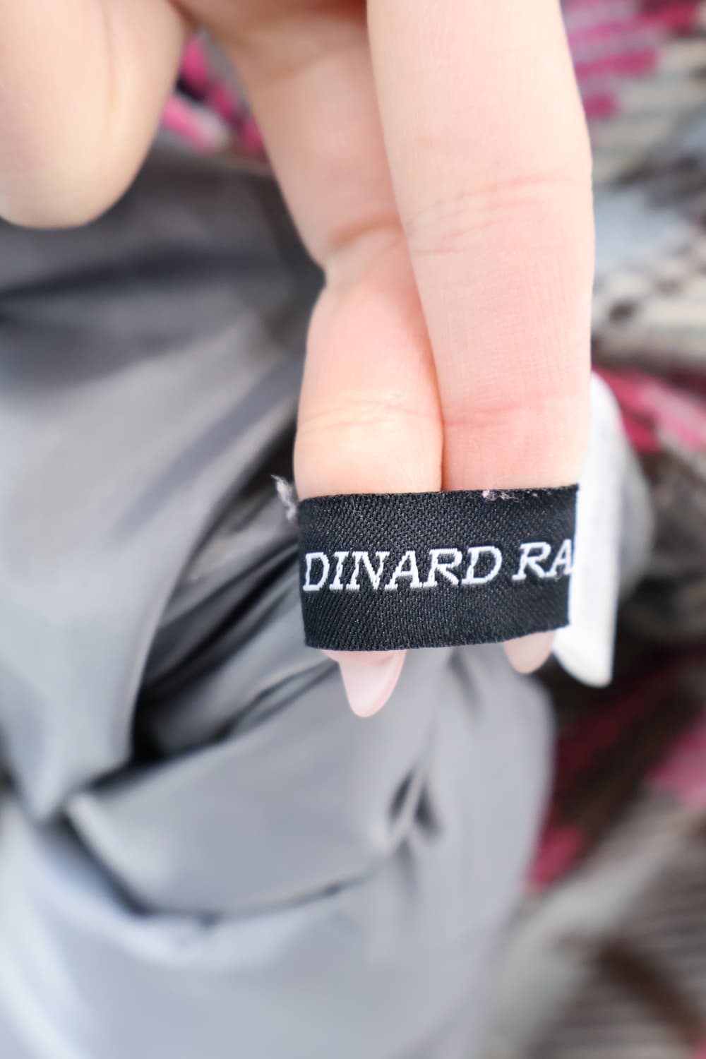 Jpn Hot Pink Plaid Double-Breasted Coat 상품이미지5