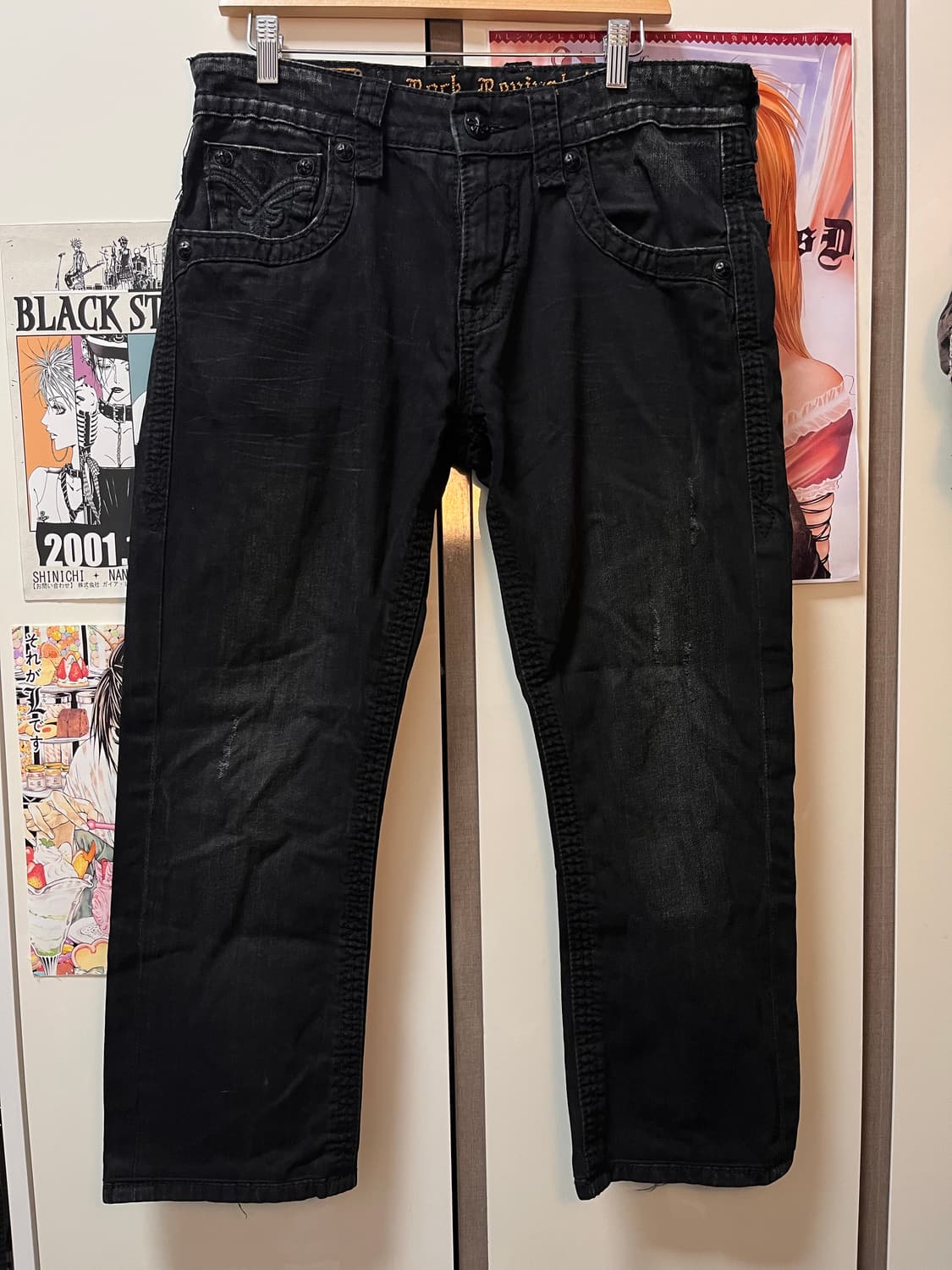 Rock Revival 와이드 핏 블랙 데님 상품이미지2