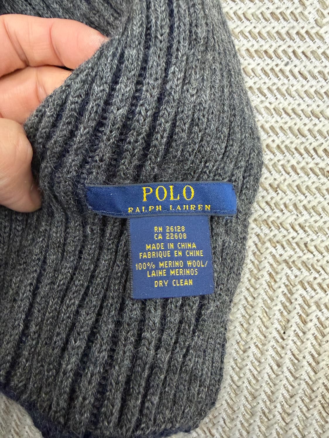 정품) 폴로랄프로렌 양면 머플러 목도리 상품이미지4