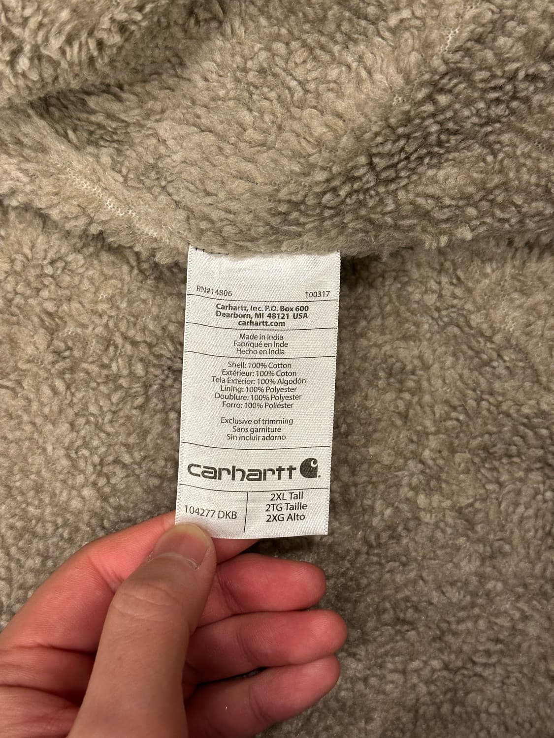 칼하트 워크자켓 베스트 조끼 XXL 상품이미지6