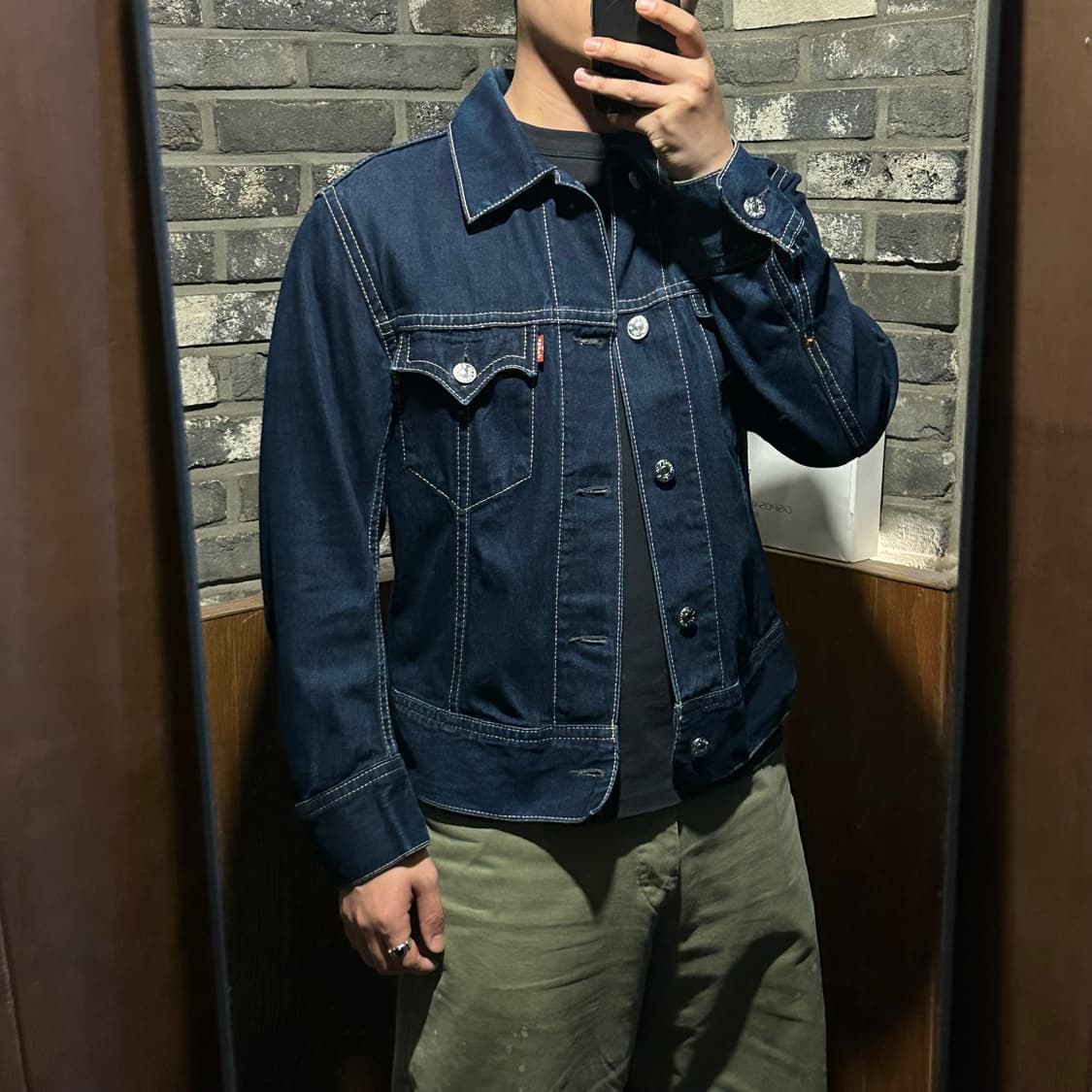 L) 리바이스 아이코닉 데님자켓 TYPE 1 데님 청자켓 W16 상품이미지8