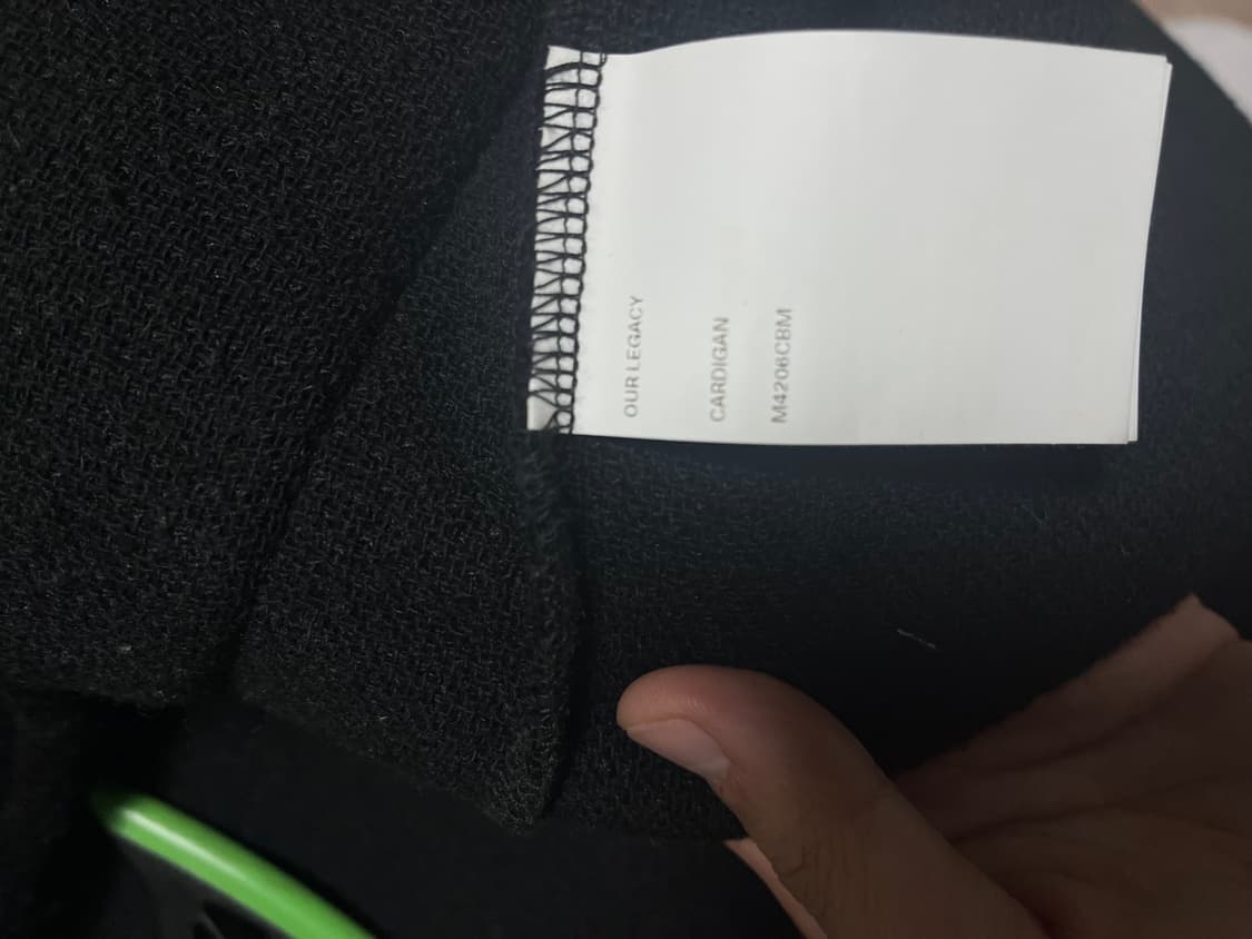 [48] 아워레가시 모헤어 가디건 블랙 상품이미지4