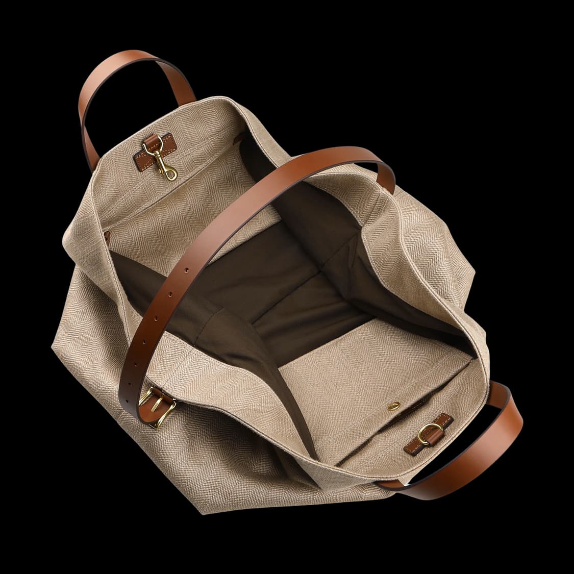 미즈모(Mismo)의 헤링본 토트,숄더백입니다. 상품이미지4