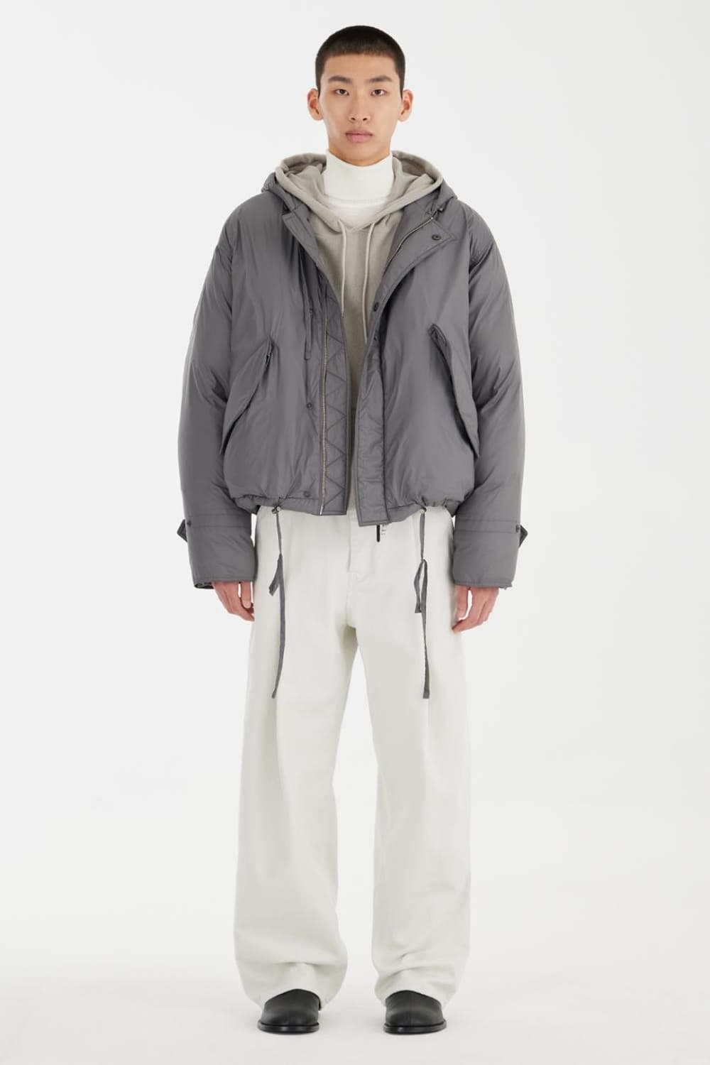 [M] 유스 M51 푸퍼 다운 자켓 그레이 새상품 상품이미지1