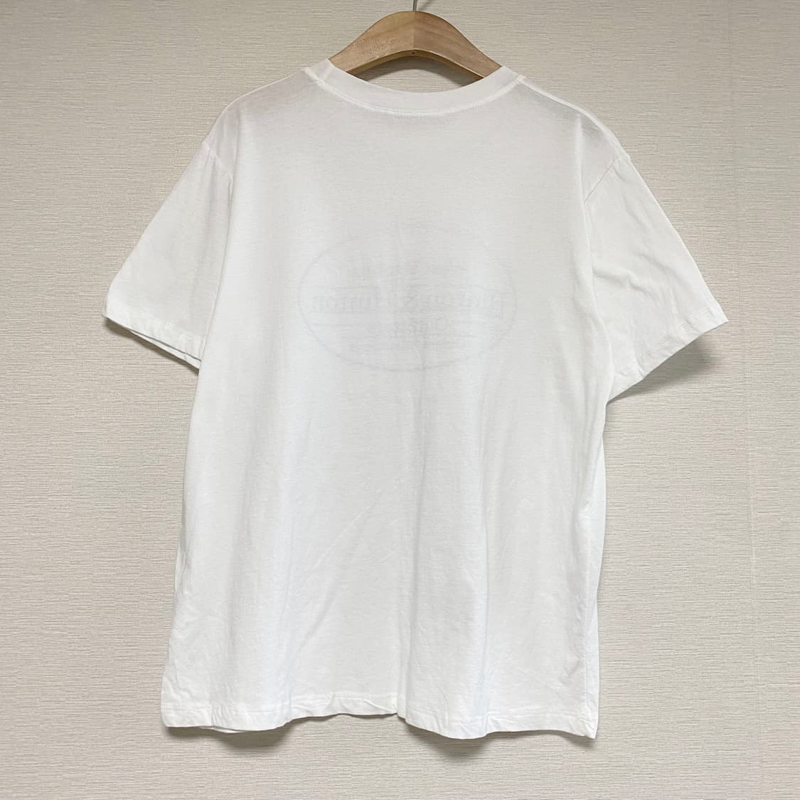 RENOUVEAU 레터링 프린팅 반팔 티셔츠 화이트 S 상품이미지3