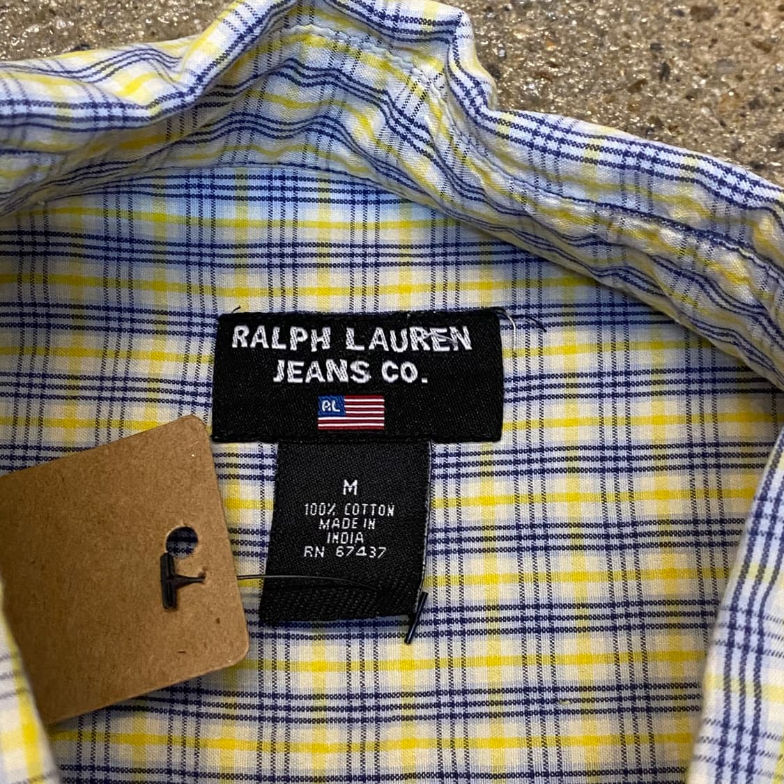 미국 빈티지 폴로랄프로렌 체크셔츠 반팔셔츠 상품이미지5