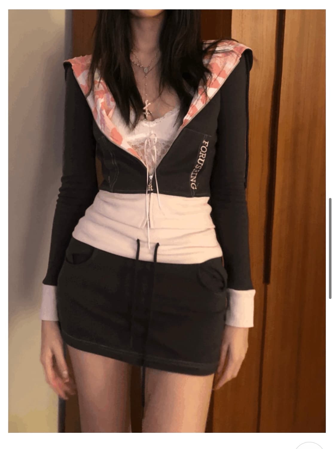 포어링 베베 후드직업 (블랙) 상품이미지3