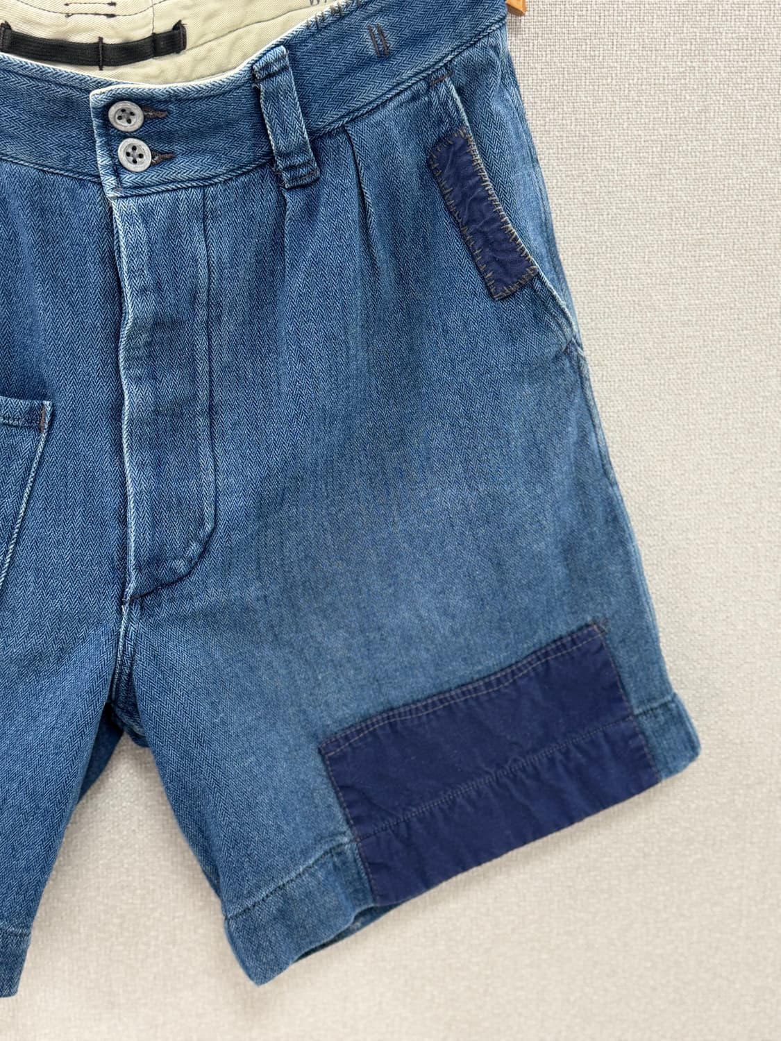 더블알엘 패치워크 헤링본 반바지 / 34 상품이미지3