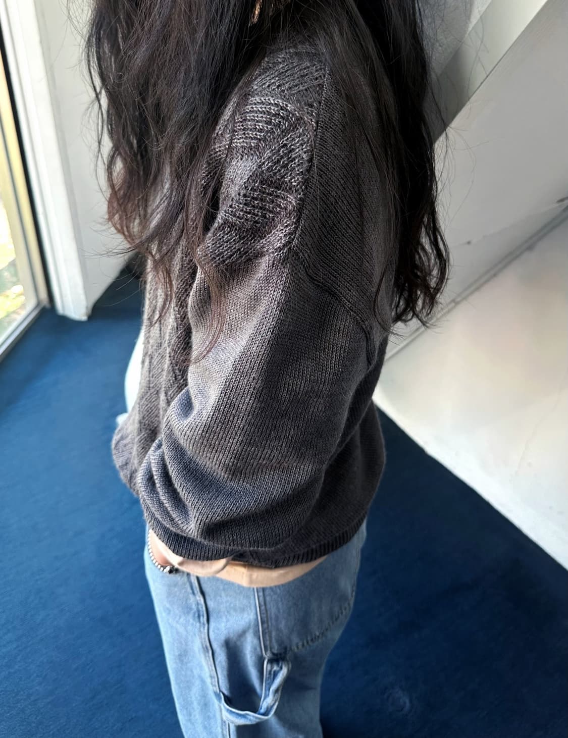 Design pattern wool blend knit P/O 상품이미지10