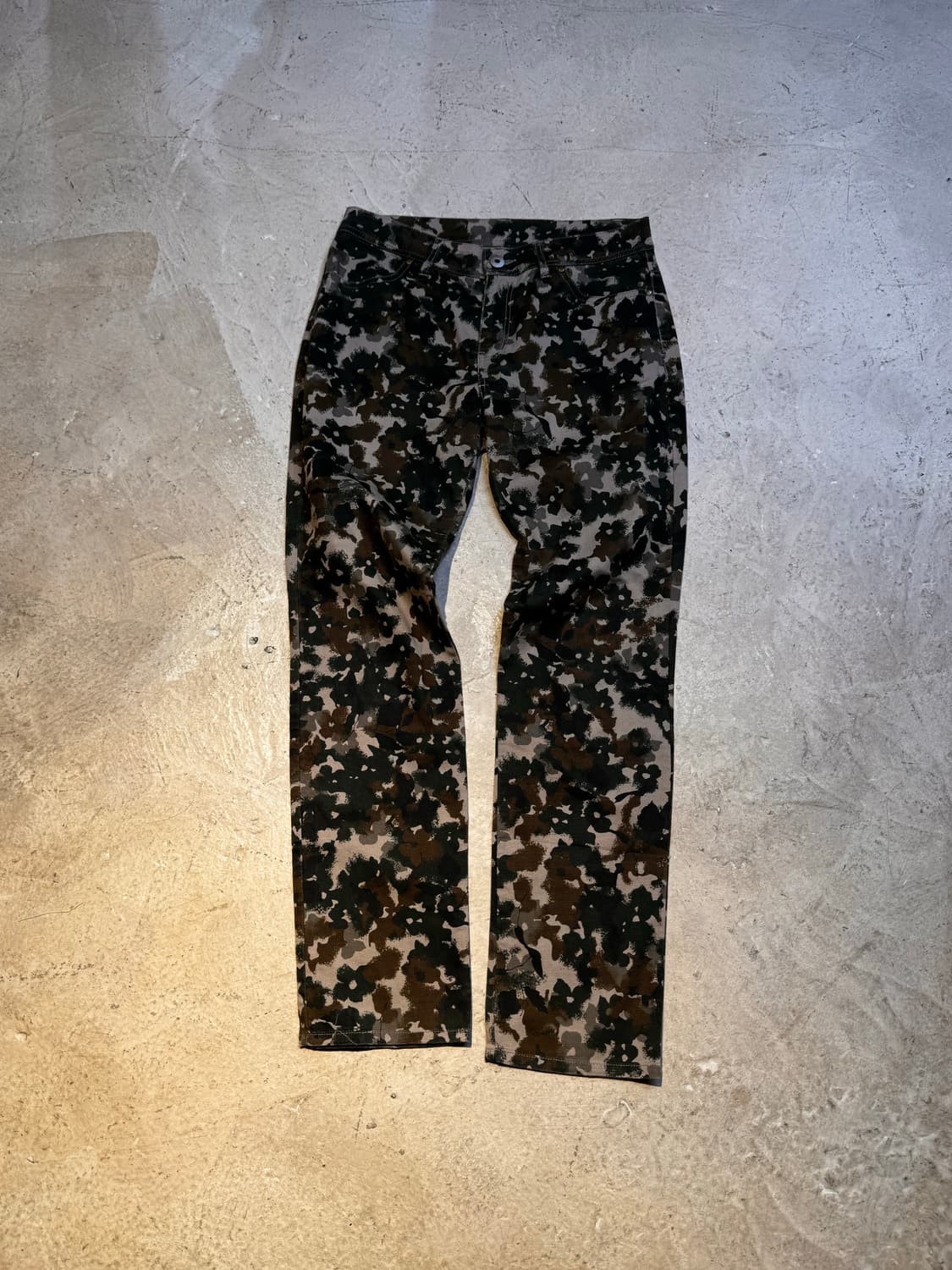 밀리터리 패턴 스키니바지 상품이미지1