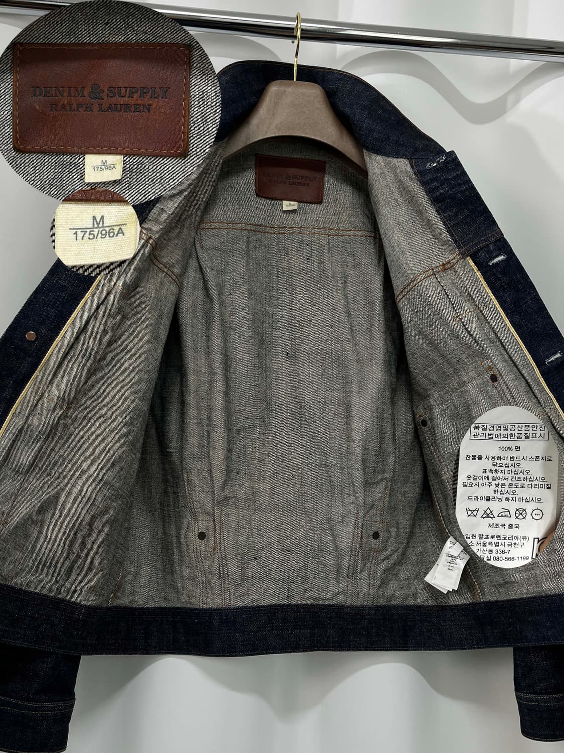 폴로 랄프로렌 type1 셀비지 데님 리지드 트러커 자켓 상품이미지3