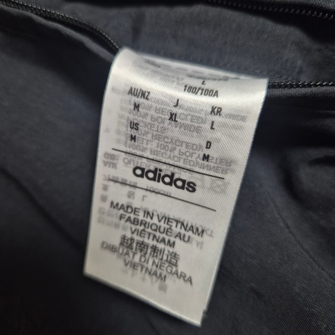 아스날 이안 라이트 앤섬 자켓 블랙 (국내L) IP1607 상품이미지2