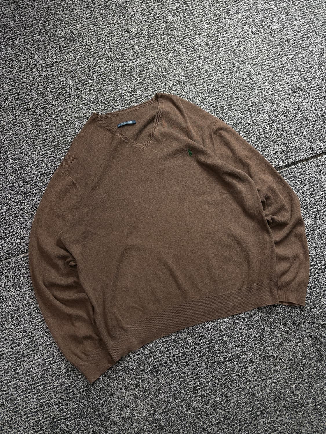 폴로 랄프로렌 피마코튼 브이넥 니트 2452 상품이미지1