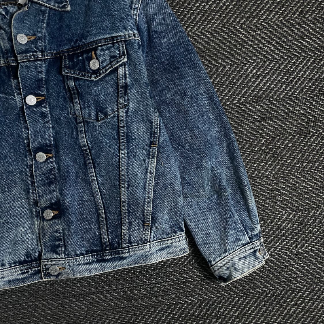 00s 에드윈 오리지날 워싱 데님 트러커 자켓o 3221 상품이미지2